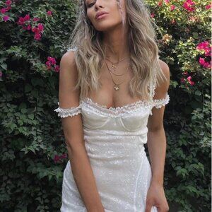 The Bar Jade Dress in Blanc - Never Been Worn/Tags - Size 6